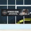 Custom 2' X 8' Mesh Banners | https://www.bestnamebadges.com