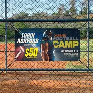 Custom 3' X 6' Mesh Banners