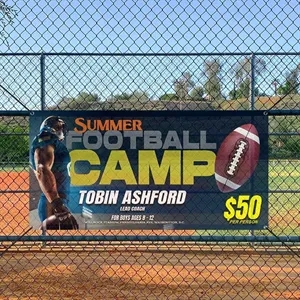 Custom 4' X 8' Mesh Banners