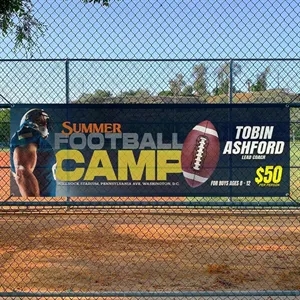 Custom 4' X 12' Mesh Banners