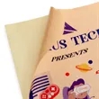 Kraft Paper Stickers | https://www.bestnamebadges.com