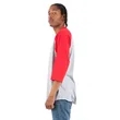 Shaka Wear Adult Three-Quarter Sleeve Raglan T-Shirt | https://www.bestnamebadges.com