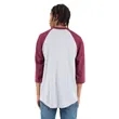 Shaka Wear Adult Three-Quarter Sleeve Raglan T-Shirt | https://www.bestnamebadges.com