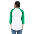 Shaka Wear Adult Three-Quarter Sleeve Raglan T-Shirt | https://www.bestnamebadges.com
