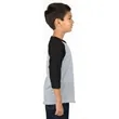 Shaka Wear Youth Three-Quarter Sleeve Raglan | https://www.bestnamebadges.com