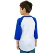 Shaka Wear Youth Three-Quarter Sleeve Raglan | https://www.bestnamebadges.com