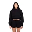 Shaka Wear Ladies' Garment Dye Crop Hooded Sweatshirt | https://www.bestnamebadges.com