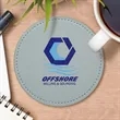 Custom Leather Coasters | https://www.bestnamebadges.com