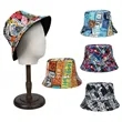 Full Color Sublimated Bucket Hats | https://www.bestnamebadges.com