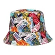 Full Color Sublimated Bucket Hats | https://www.bestnamebadges.com