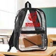 Pocket Clear Plastic Backpacks | https://www.bestnamebadges.com