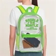 Pocket Clear Plastic Backpacks | https://www.bestnamebadges.com