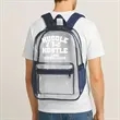 Pocket Clear Plastic Backpacks | https://www.bestnamebadges.com