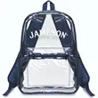 Pocket Clear Plastic Backpacks | https://www.bestnamebadges.com