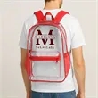Pocket Clear Plastic Backpacks | https://www.bestnamebadges.com