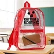 Pocket Clear Plastic Backpacks | https://www.bestnamebadges.com