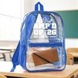 Pocket Clear Plastic Backpacks | https://www.bestnamebadges.com