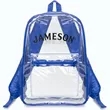 Pocket Clear Plastic Backpacks | https://www.bestnamebadges.com