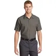 Red Kap Short Sleeve Industrial Work Shirt. | https://www.bestnamebadges.com