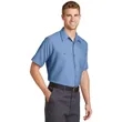 Red Kap Short Sleeve Industrial Work Shirt. | https://www.bestnamebadges.com