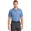 Red Kap Short Sleeve Industrial Work Shirt. | https://www.bestnamebadges.com