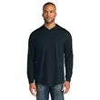 CornerStone Workwear Pro Long Sleeve Hooded Tee | https://www.bestnamebadges.com