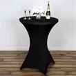 3FT Stretch Spandex Round Cocktail Table Cover | https://www.bestnamebadges.com