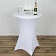 3FT Stretch Spandex Round Cocktail Table Cover | https://www.bestnamebadges.com