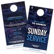 4.25 X 8 Inch Full Color Door Hanger | https://www.bestnamebadges.com