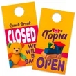 4.25 X 8 Inch Full Color Door Hanger | https://www.bestnamebadges.com