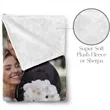 Custom Plush Fleece Photo Blanket | https://www.bestnamebadges.com