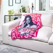 Custom Plush Fleece Photo Blanket | https://www.bestnamebadges.com