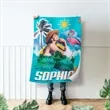 Custom Plush Fleece Photo Blanket | https://www.bestnamebadges.com