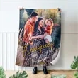 Custom Plush Fleece Photo Blanket | https://www.bestnamebadges.com