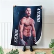 Custom Plush Fleece Photo Blanket | https://www.bestnamebadges.com