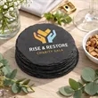 Custom Stone Coasters | https://www.bestnamebadges.com