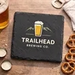Custom Stone Coasters | https://www.bestnamebadges.com