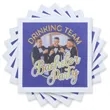 Large Print Full Color Linen-Like Beverage Napkins | https://www.bestnamebadges.com