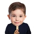 Face Cutout Hand Fans | https://www.bestnamebadges.com