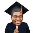 Face Cutout Hand Fans | https://www.bestnamebadges.com