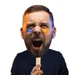 Face Cutout Hand Fans | https://www.bestnamebadges.com
