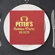 Foil Stamped Square Dinner Napkins | https://www.bestnamebadges.com