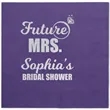 Foil Stamped Square Dinner Napkins | https://www.bestnamebadges.com