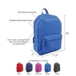 Liberty Bags Basic Backpack | https://www.bestnamebadges.com