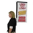 Full Color Backpack Rectangle Flag | https://www.bestnamebadges.com