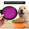 Custom Collapsible Silicone Pet Bowls | https://www.bestnamebadges.com