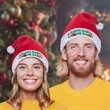 Holiday Christmas Santa Hat | https://www.bestnamebadges.com