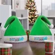 Holiday Christmas Santa Hat | https://www.bestnamebadges.com