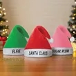 Holiday Christmas Santa Hat | https://www.bestnamebadges.com