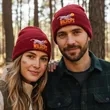 Custom Faux Cashmere Beanies | https://www.bestnamebadges.com